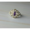 925 Sterling Silver Amethyst 