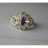 925 Sterling Silver Amethyst 