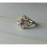 925 Sterling Silver Amethyst 