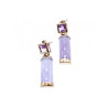 925 Sterling Silver Iolite Earrings