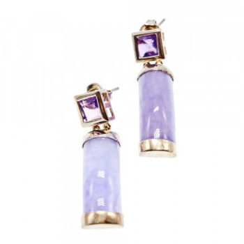 925 Sterling Silver Iolite Earrings