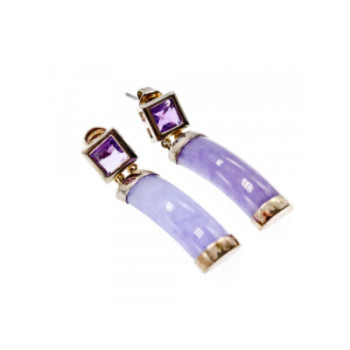 925 Sterling Silver Iolite Earrings