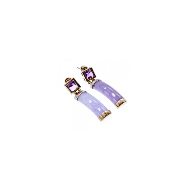 925 Sterling Silver Iolite Earrings