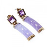 925 Sterling Silver Iolite Earrings
