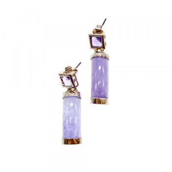 925 Sterling Silver Iolite Earrings
