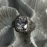 Beautiful Design 925 Sterling Silver Cz Ring Size 9