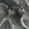 Beautiful Design 925 Sterling Silver Cz Ring Size 9