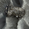 Beautiful Design 925 Sterling Silver Cz Ring Size 9