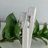 10K White Gold Diamonds Earrings
