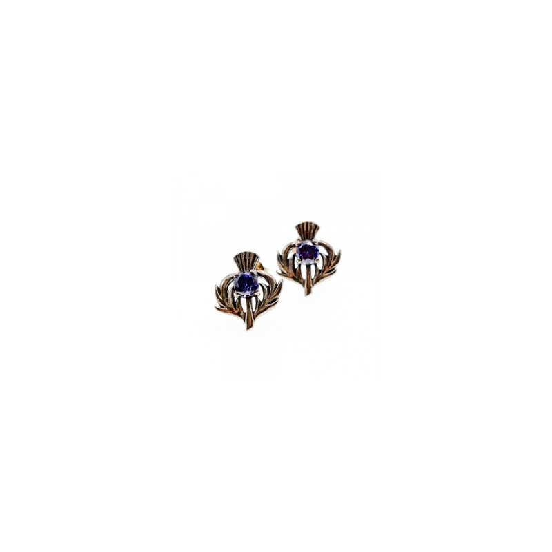 925 Sterling Silver Iolite Earrings
