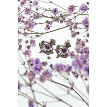 925 Sterling Silver Iolite Earrings