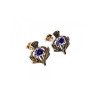 925 Sterling Silver Iolite Earrings