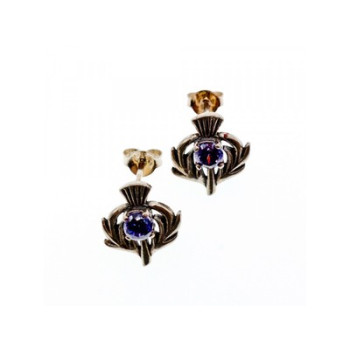 925 Sterling Silver Iolite Earrings