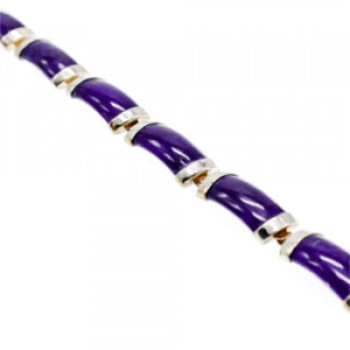 925 Sterling Silver Agate Bracelet