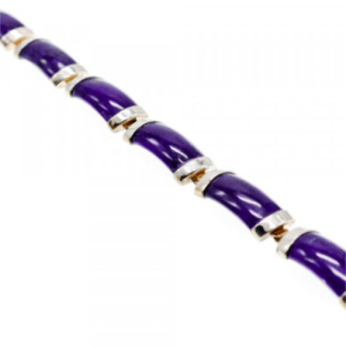 925 Sterling Silver Agate Bracelet