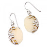 925 Sterling Silver Mother OF Pearl Earrings