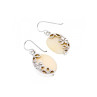925 STERLING SILVER MOTHER OF PEARL EARRINGS