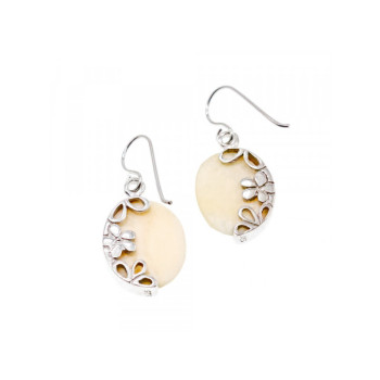 925 STERLING SILVER MOTHER OF PEARL EARRINGS