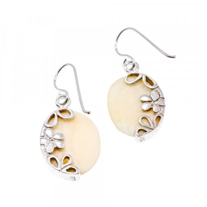 925 Sterling Silver Mother OF Pearl Earrings