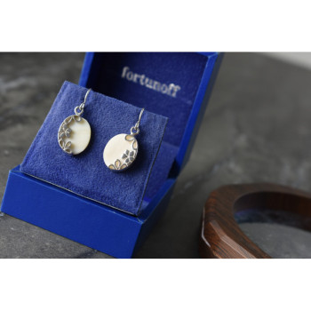 925 STERLING SILVER MOTHER OF PEARL EARRINGS