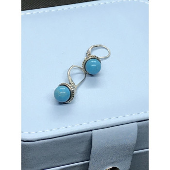 925 Sterling Silver Turquoise Earrings
