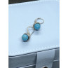 925 Sterling Silver Turquoise Earrings