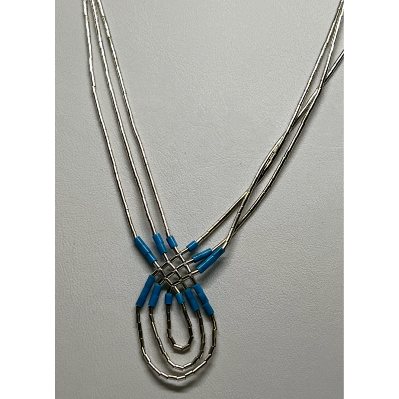 925 Sterling Silver Turquoise Necklace