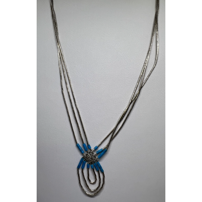 925 Sterling Silver Turquoise Necklace