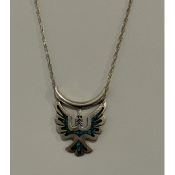 925 Sterling Silver Turquoise Necklace