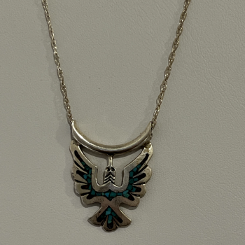 925 Sterling Silver Turquoise Necklace
