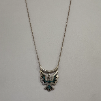 925 Sterling Silver Turquoise Necklace