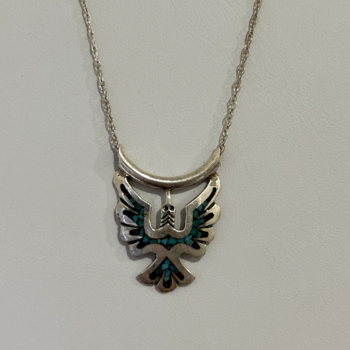 925 Sterling Silver Turquoise Necklace