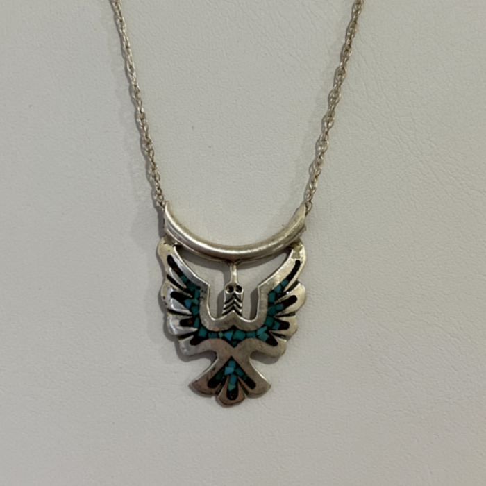 925 Sterling Silver Turquoise Necklace