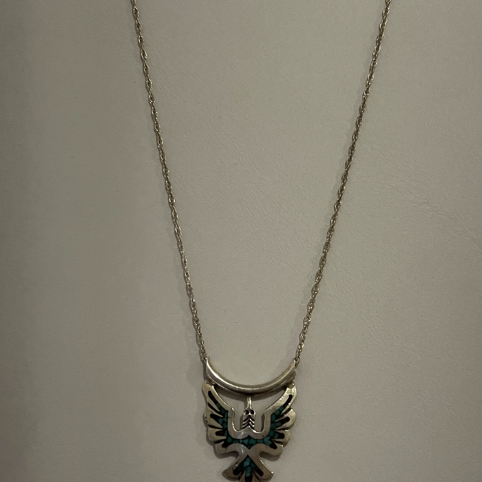 925 Sterling Silver Turquoise Necklace