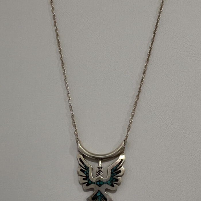 925 Sterling Silver Turquoise Necklace