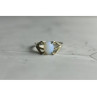 925 Sterling Silver Opal Ring Size 6.5