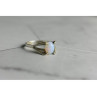 925 Sterling Silver Opal Ring Size 6.5