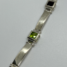 925 Sterling Silver Peridot, Tourmaline, Topaz & Citrine Bracelet