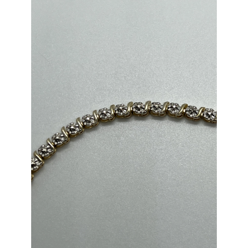 925 STERLING SILVER GOLD PLATED CHARM  BRACELET