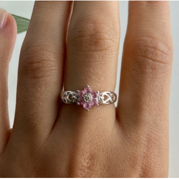 925 Sterling Silver Morganite 