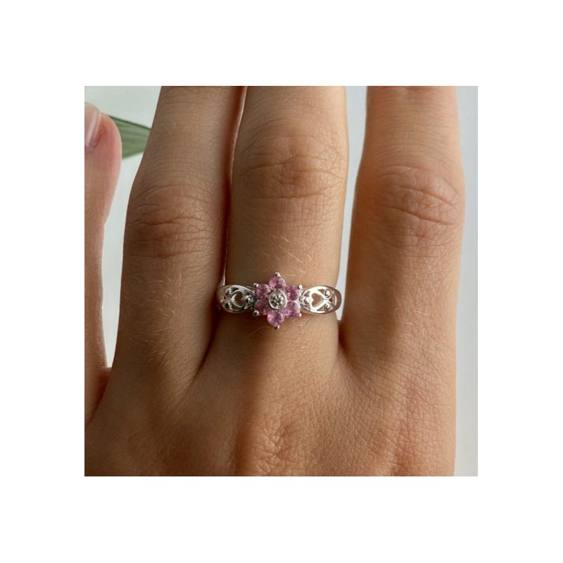 925 Sterling Silver Morganite 