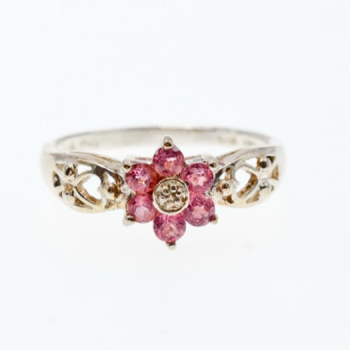 925 Sterling Silver Morganite 