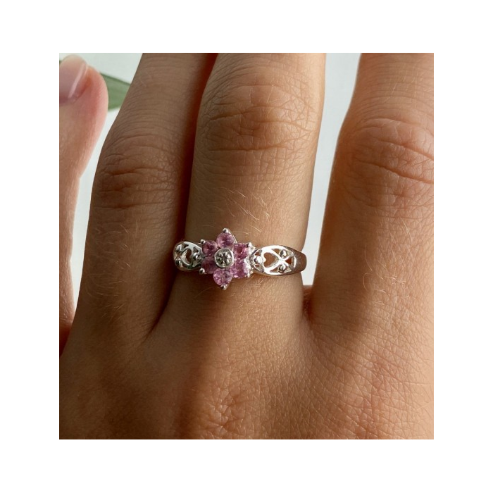 925 Sterling Silver Morganite 
