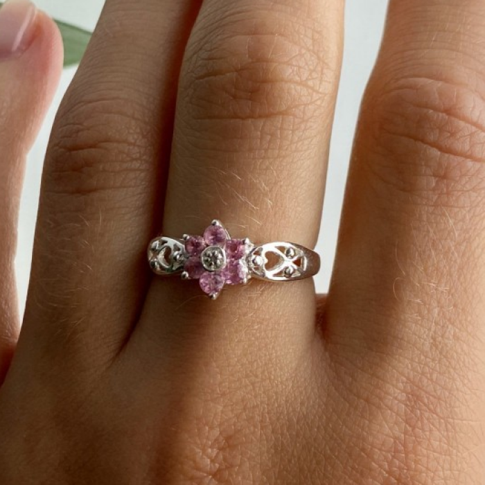 925 Sterling Silver Morganite 