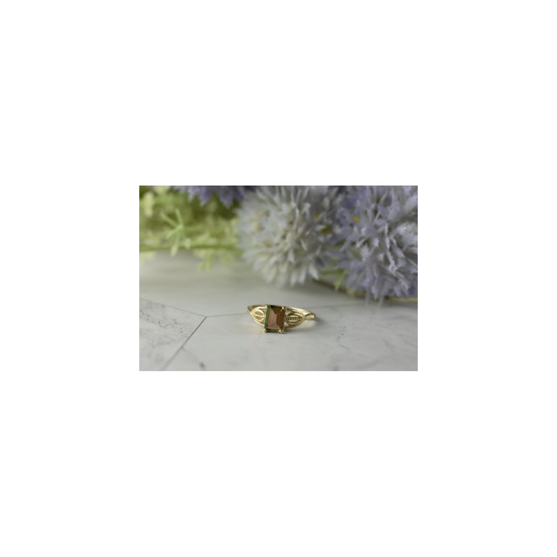 925 Sterling Silver Spinel Ring Size 6.5