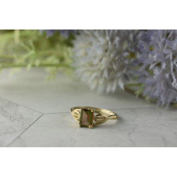 925 Sterling Silver Spinel Ring Size 6.5