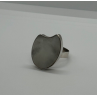 925 Sterling Silver Abalone Shell Ring Size 12