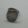 925 Sterling Silver Abalone Shell Ring Size 12