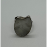 925 Sterling Silver Abalone Shell Ring Size 12