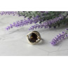 925 Sterling Silver Hessonite Ring Size 9